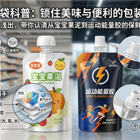 铝箔吸嘴袋：锁住美味与便利的包装“黑科技”