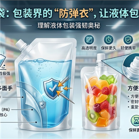 尼龙吸嘴袋：包装界的“防弹衣”，让液体包装更强韧