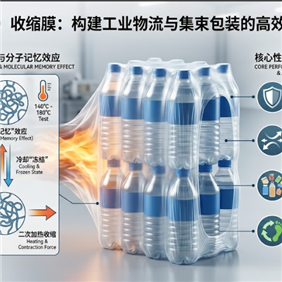 聚乙烯（PE）收缩膜：构建工业物流与集束包装的高效“韧性”屏障